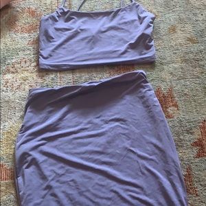 Two piece purple set